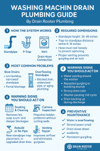 washing machine drain plumbing diagram